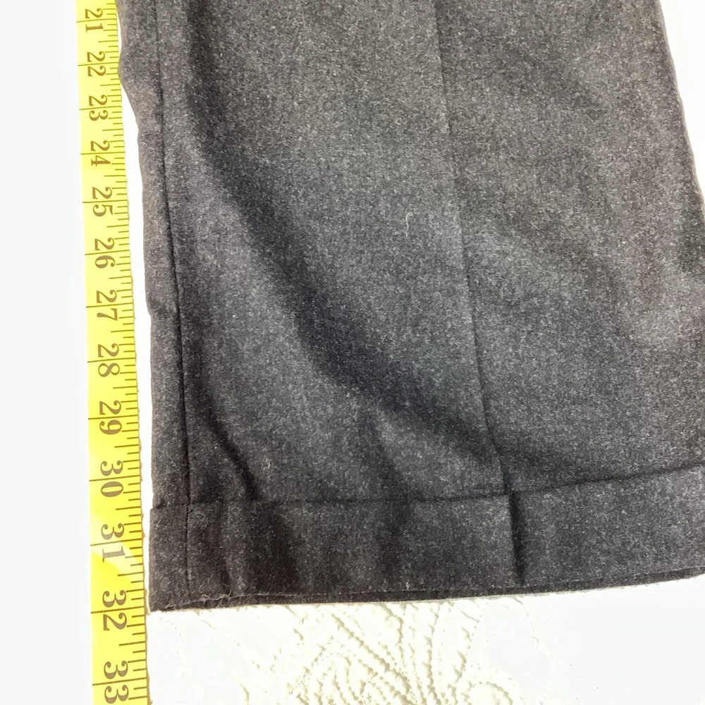 J. Crew Wool‎ Cashmere Blend Pleated Dress Pants Men’s Size 36x32 Charcoal Gray